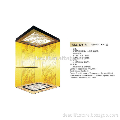 6 Person Passenger Elevator Usd Passenger Elevators For Sale
